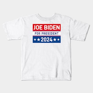 Biden 2024 For President Kids T-Shirt